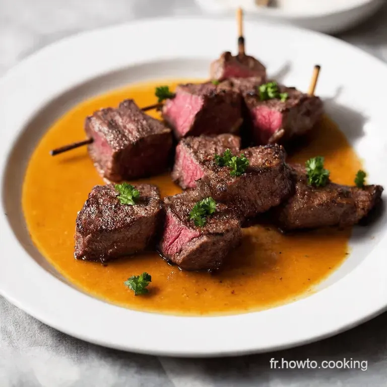 Brochettes de Boeuf Marinées à la Provençale