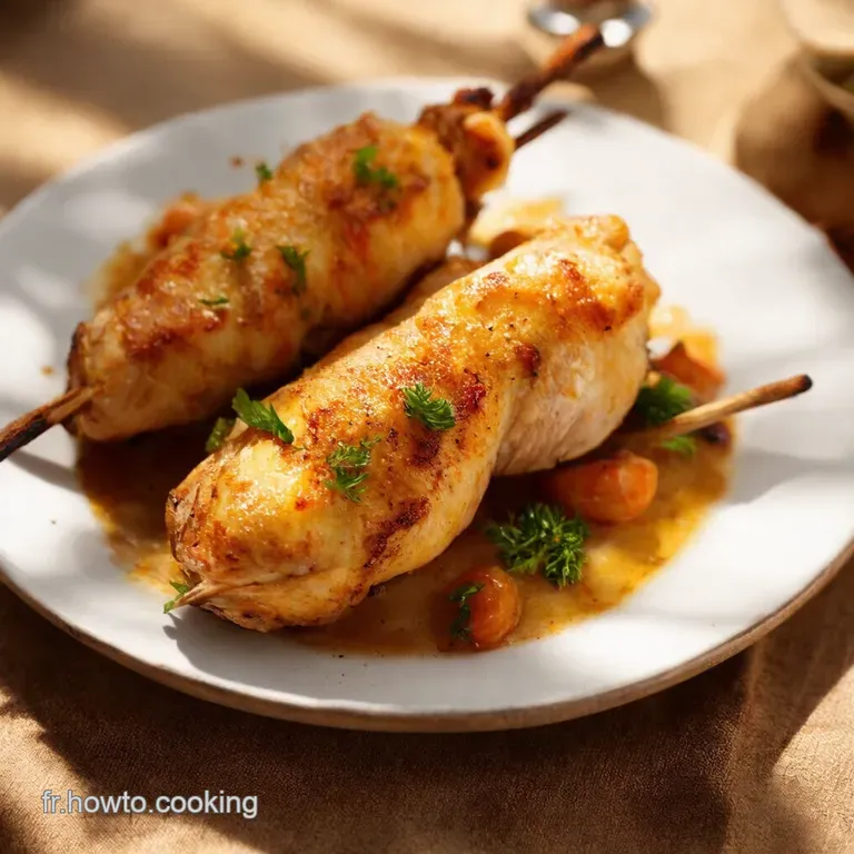 Brochettes de Poulet Marinées à la Provençale