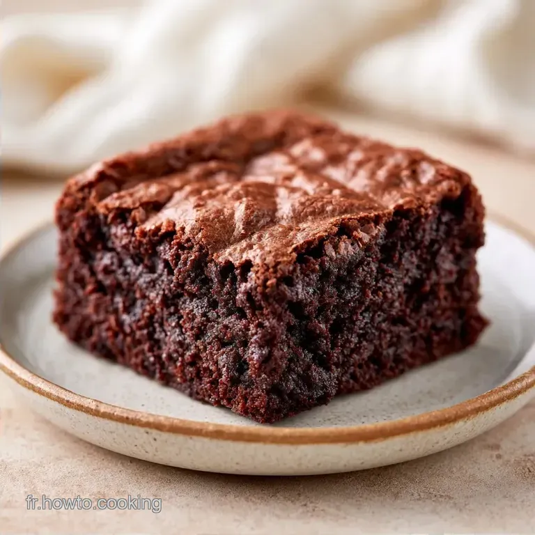 Brownie Au Chocolat Au Micro-Ondes