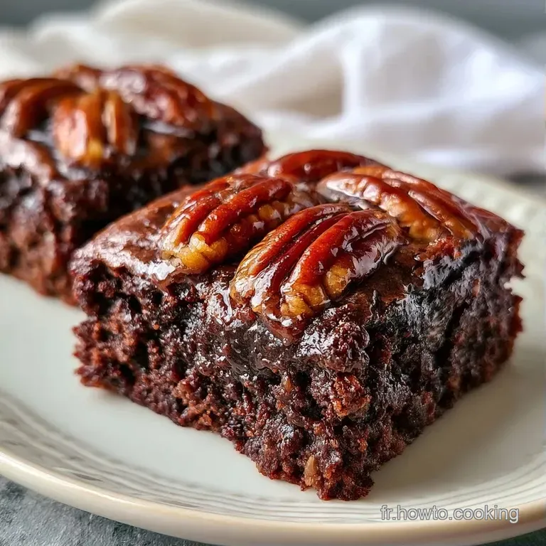 Part de g&acirc;teau fondant au chocolat pos&eacute;e sur une assiette blanche, saupoudr&eacute;e de sucre glace avec une baie rouge.