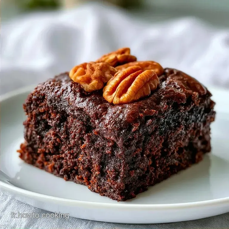 Brownie Fondant aux Noix De P&eacute;can