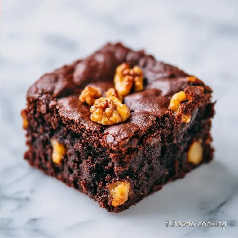 Brownie Croustillant aux Noix