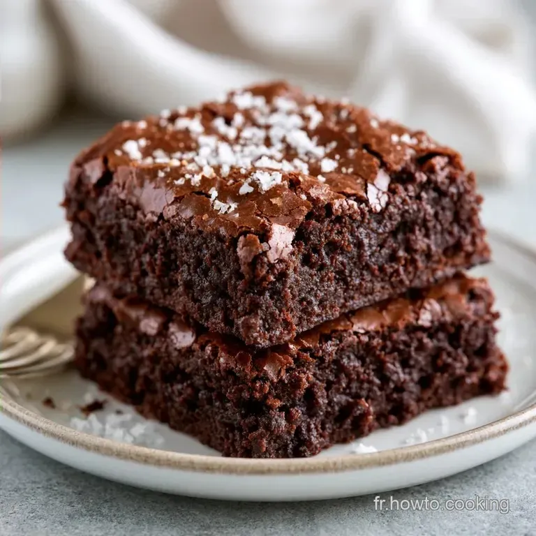 Brownie Chocolat Noir: Texture Fondante