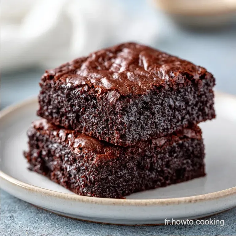 Brownie Chocolat Noir au Sucre Roux