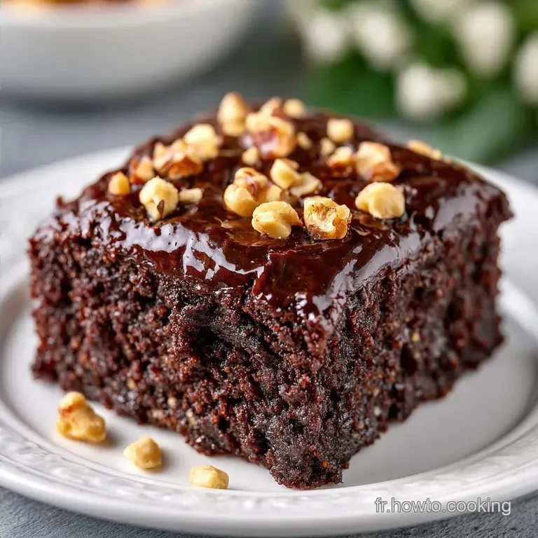 Brownie Chocolat Noisettes Fondant