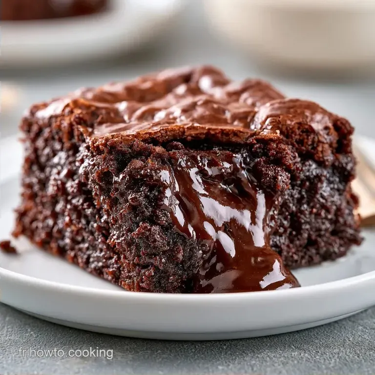 Brownie Fondant en 9 Minutes