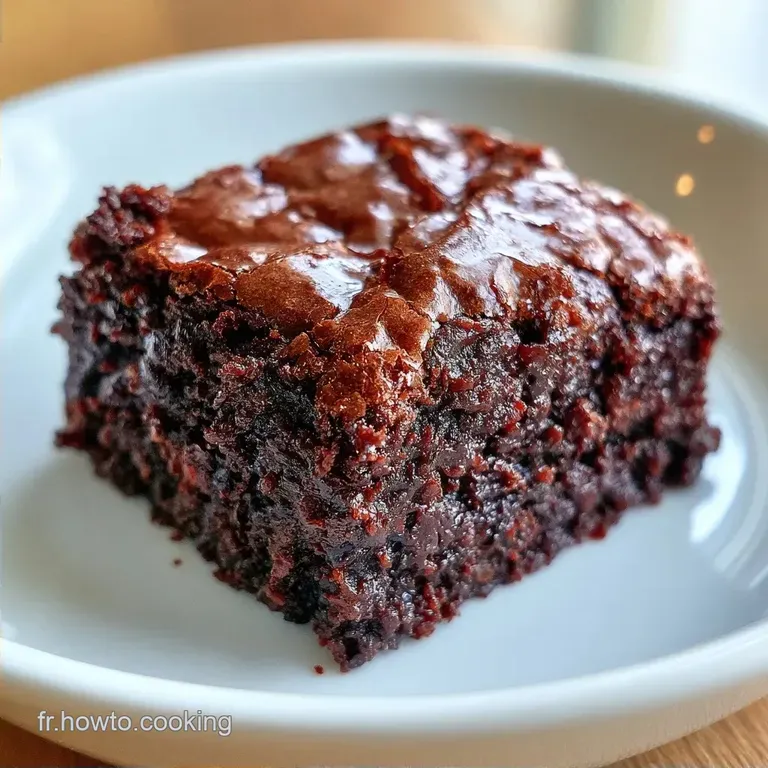 Brownie Ultra Fondant Am&eacute;ricain