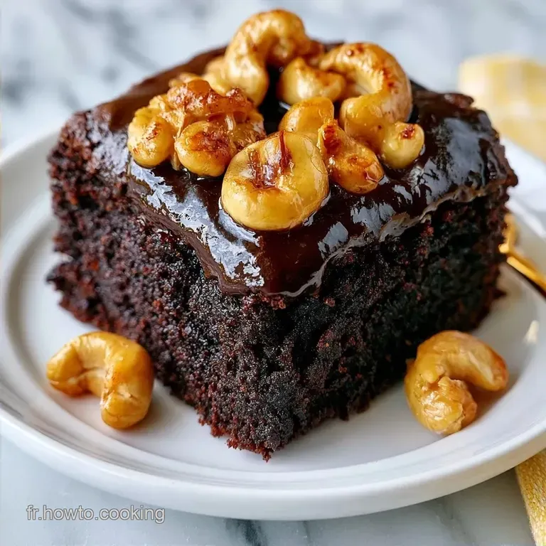 Brownie aux Noix de Cajou Ultra-Fondant