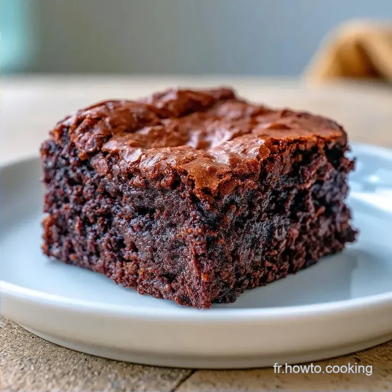 Brownie Chocolat Ultra Moelleux: Recette Am&eacute;ricaine