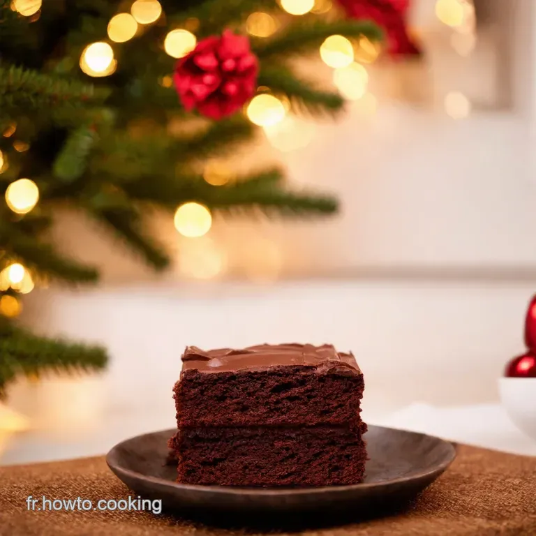 B&ucirc;che De No&euml;l Au Chocolat Divinement D&eacute;cadente presentation