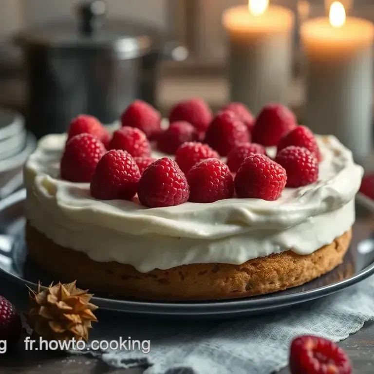 Bûche de Noël Mascarpone aux Framboises : Légèreté et Élégance en Fête!