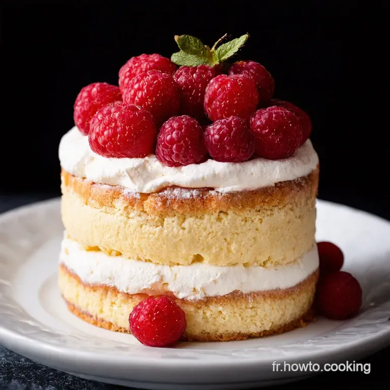 B&ucirc;che Pavlova aux Fruits Rouges