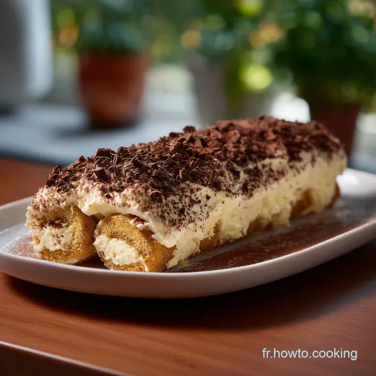 B&ucirc;che Tiramisu : Le Dessert De No&euml;l Facile