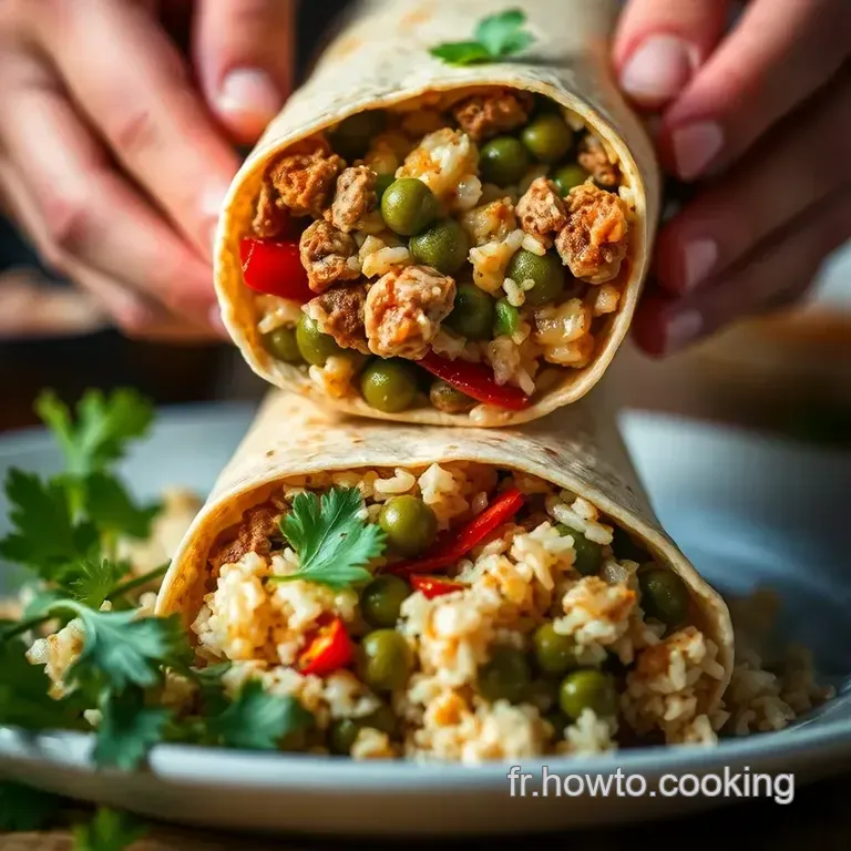 Burritos &Eacute;pic&eacute;s Aux Saveurs M&eacute;xicaine presentation