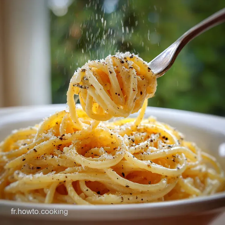 Cacio e Pepe : Cr&eacute;meux et Rapide