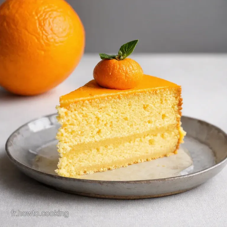 Cake à lOrange Façon Pierre Hermé