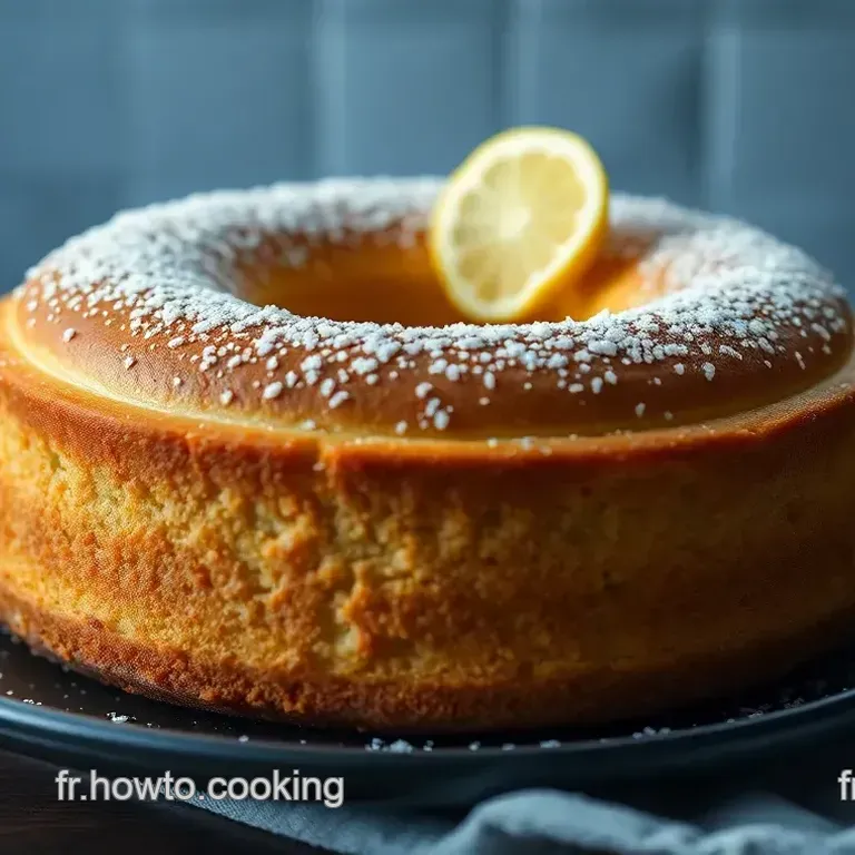 Cake au Citron Parfumé – Un Délice Zesté!