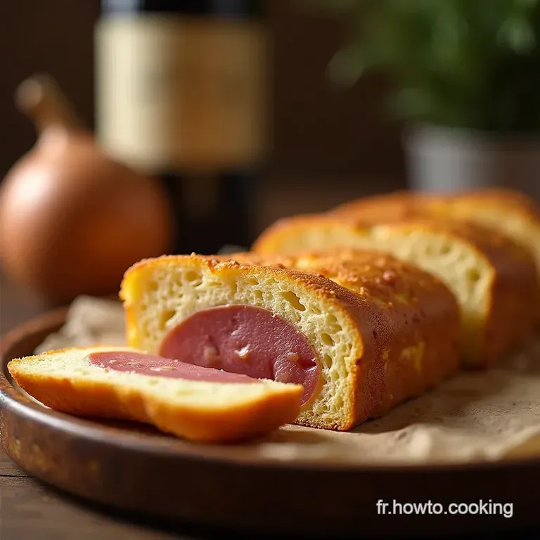 Le Cake Rustique Jambon de Paris et Comté AOP Savoureux et Inratable presentation