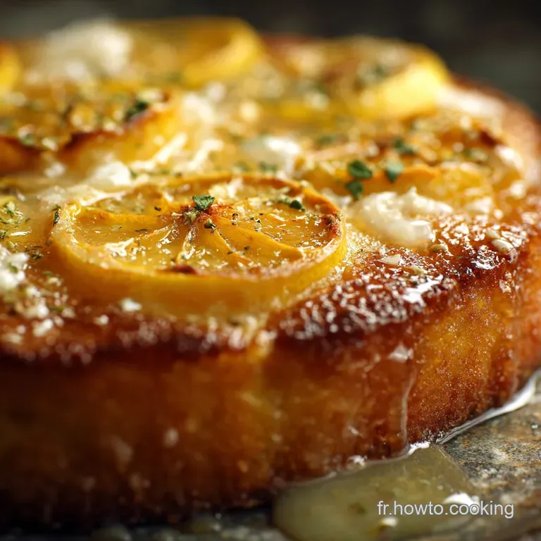Cake L&eacute;ger Au Citron Et Yaourt Fa&ccedil;on Grandm&egrave;re Sans Beurre presentation