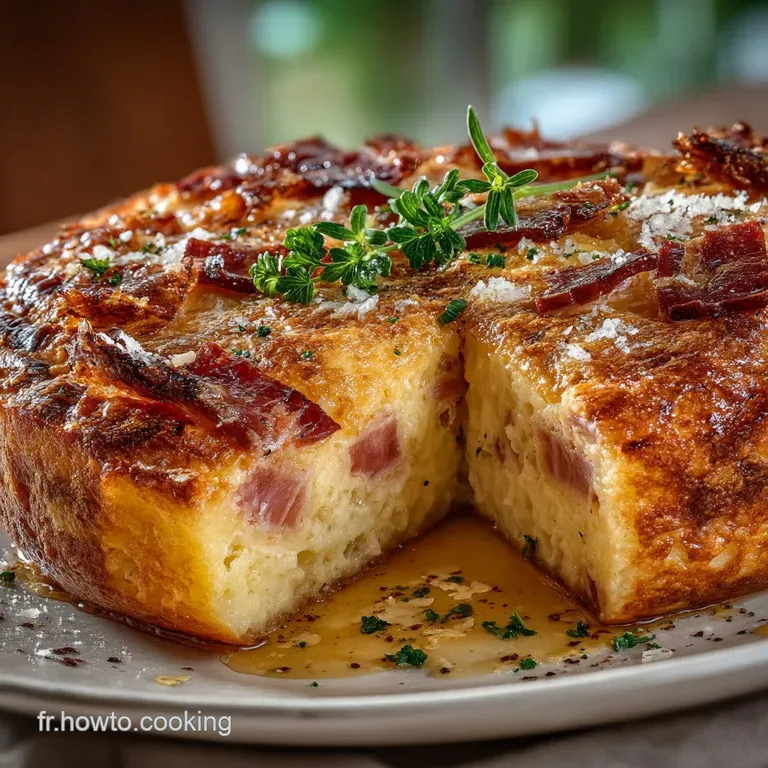 Le Triptyque Magique Salé Cake Jambon de Paris Comté AOP et Noix de Muscade