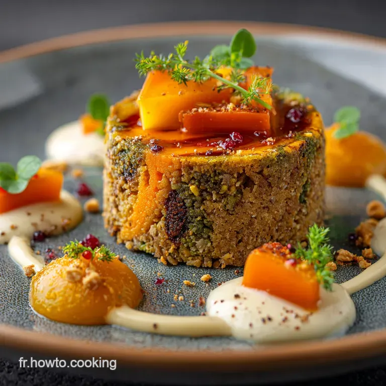 Le Marbré dAutomne Chic Cake Courge Musquée et Beurre dArachide