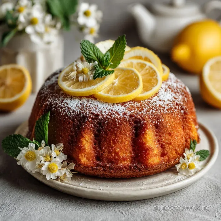 Cake Ultra L&eacute;ger Au Citron : La L&eacute;g&egrave;ret&eacute; Absolue presentation