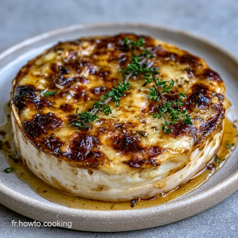 Recette de Camembert Cuit aux &Eacute;pices Miel et Thym