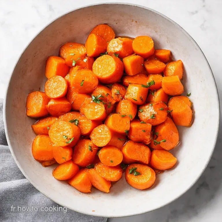 Carottes R&ocirc;ties &agrave; lAil et au Parmesan