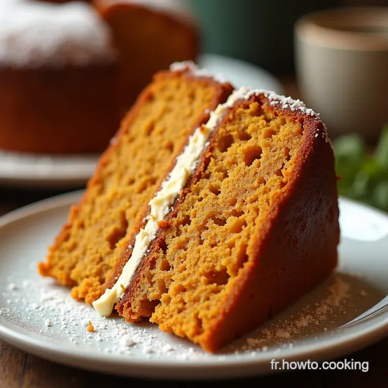 Carrot Cake &Agrave; La Fran&ccedil;aise Un D&eacute;lice Damour Et De Carottes presentation
