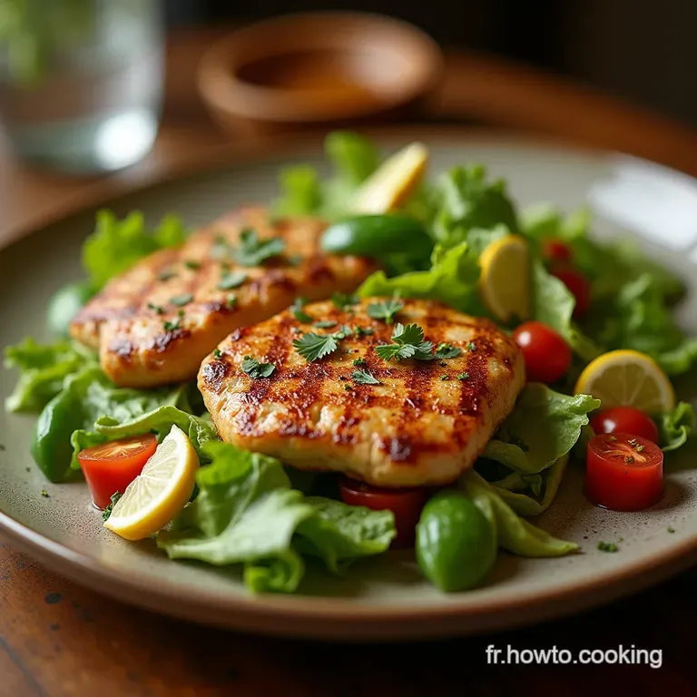 La Véritable Salade César au Poulet Grillé Classique presentation