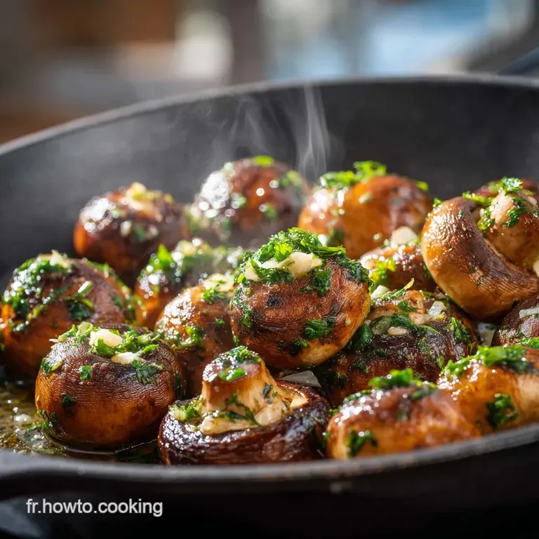 Champignons &agrave; lAil et au Persil au Four Le d&eacute;lice forestier r&ocirc;ti ultrafacile
