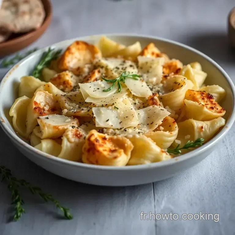 Chou-Fleur R&ocirc;ti Au Parmesan Et Aux Herbes De Provence presentation