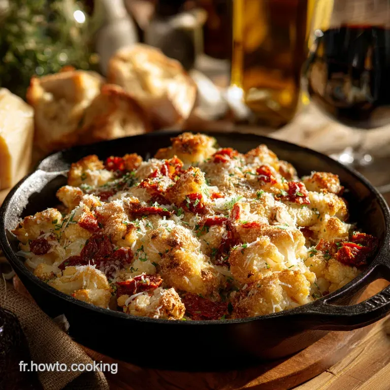 ChouFleur Rôti au Parmesan Croquant et Chorizo Piquant