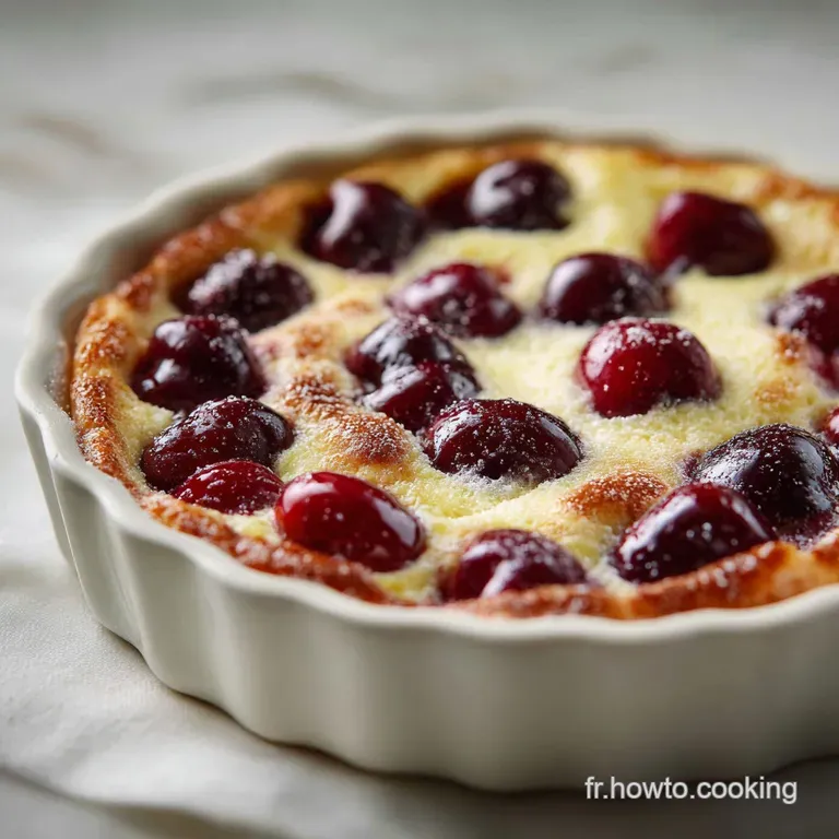 Recette Clafoutis aux Cerises Traditionnel