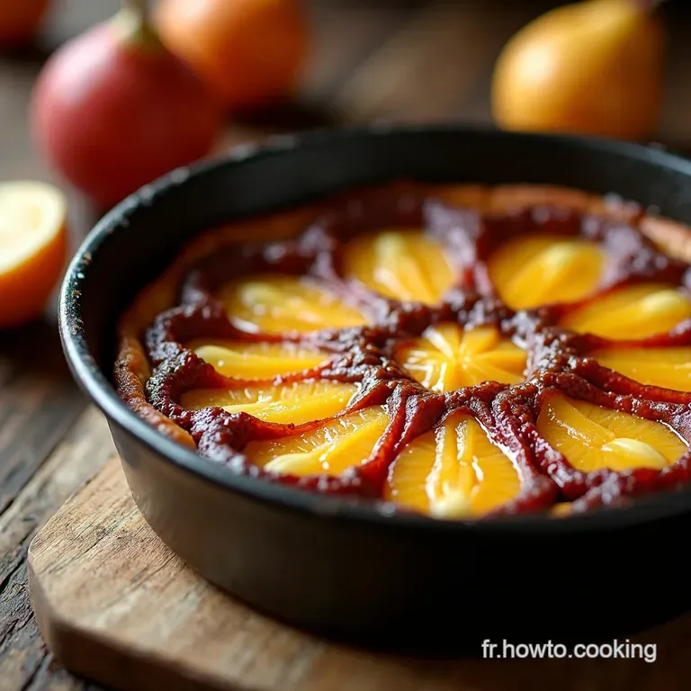 Clafoutis Aux Poires Et Chocolat Recette Facile presentation