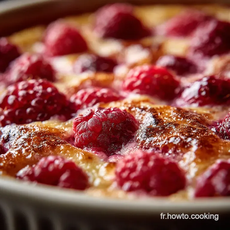 Le Clafoutis L&eacute;ger Aux Framboises : La Douceur Estivale Sans Culpabilit&eacute; presentation