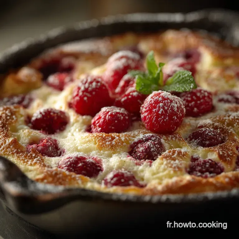 Le Clafoutis L&eacute;ger aux Framboises : La Douceur Estivale Sans Culpabilit&eacute;