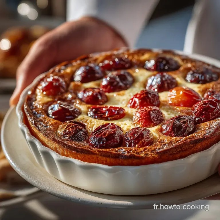 Clafoutis Traditionnel aux Mirabelles LÉloge du Fruit Mûr presentation