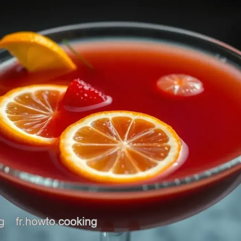 Cocktail au Porto &Eacute;l&eacute;gant