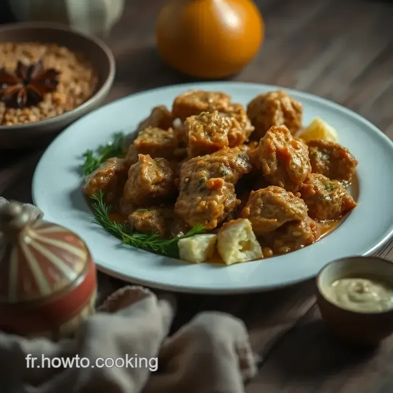 Colombo De Poulet Aux &Eacute;pices Cr&eacute;oles presentation