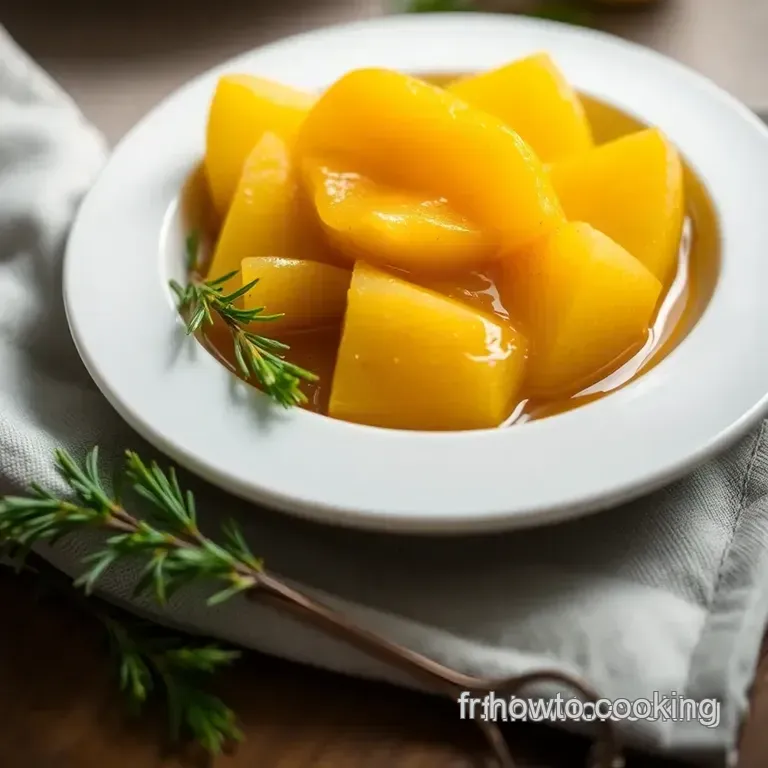 Compote De Pommes Aux &Eacute;pices presentation