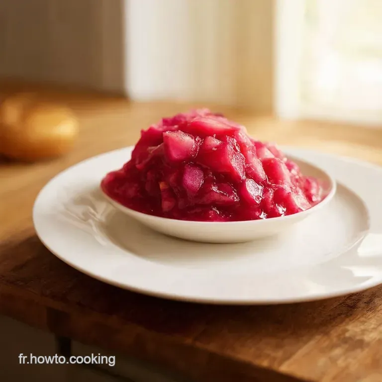 Compote De Rhubarbe Douceur Acidul&eacute;e Dautrefois presentation