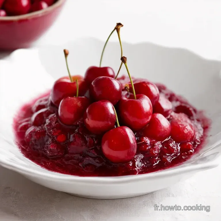 Confiture Cerises Recette La Tradition de GrandMère Confiture de Cerises à lAncienne