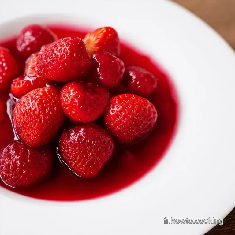 Confiture de Fraises Morceaux Gourmands Technique Raffinée