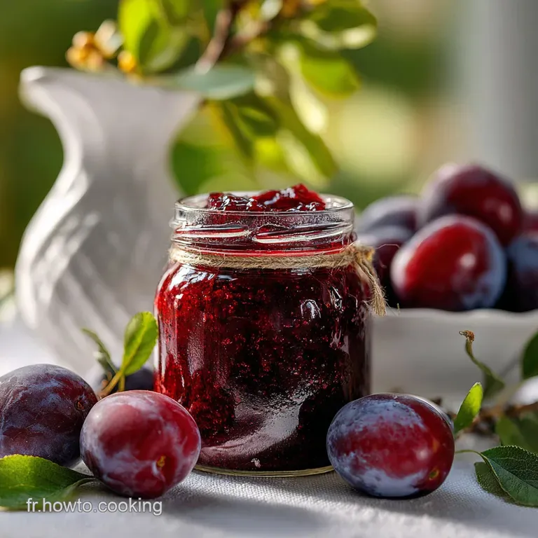 Confiture de Prunes Maison