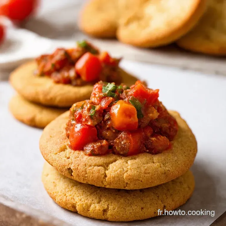 Cookies &Eacute;pic&eacute;s &Agrave; La Salsa Tomates Et Chorizo Une Danse De Saveurs presentation