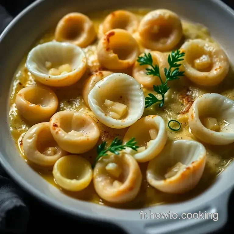 Coquilles Saint-Jacques Au Gratin presentation