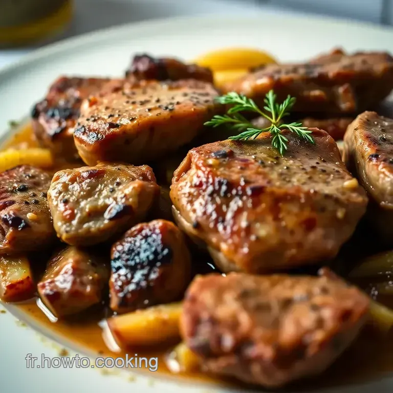 C&ocirc;te De Veau Saut&eacute;e &Agrave; La Proven&ccedil;ale presentation