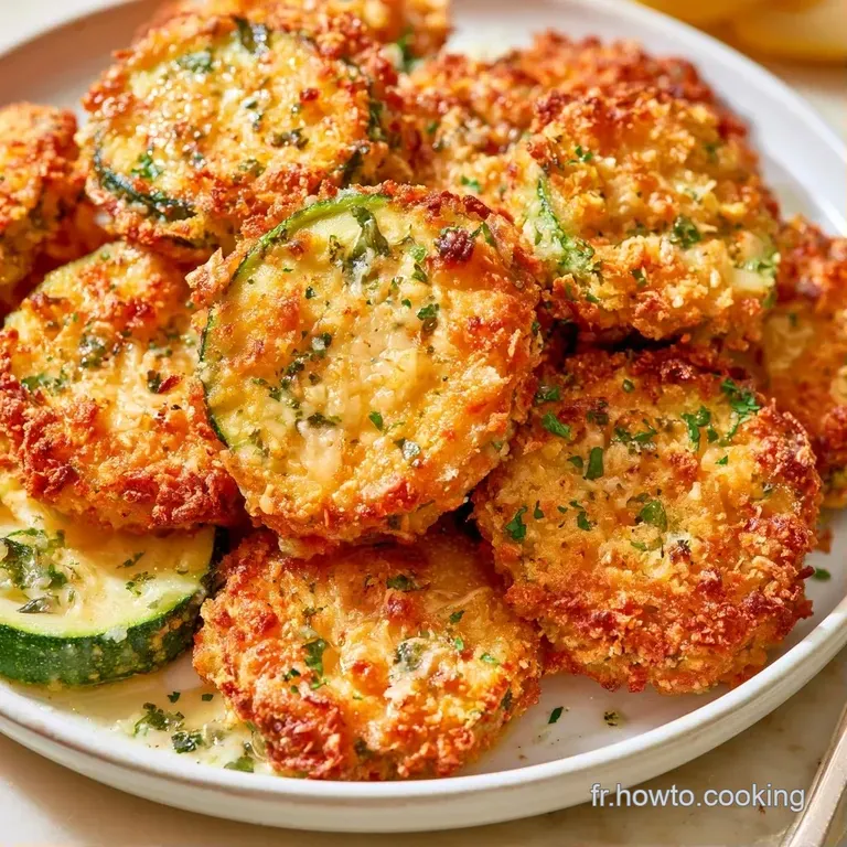 B&acirc;tonnets de l&eacute;gumes frits et croustillants, servis dans une assiette blanche avec une sauce cr&eacute;meuse onctueuse.