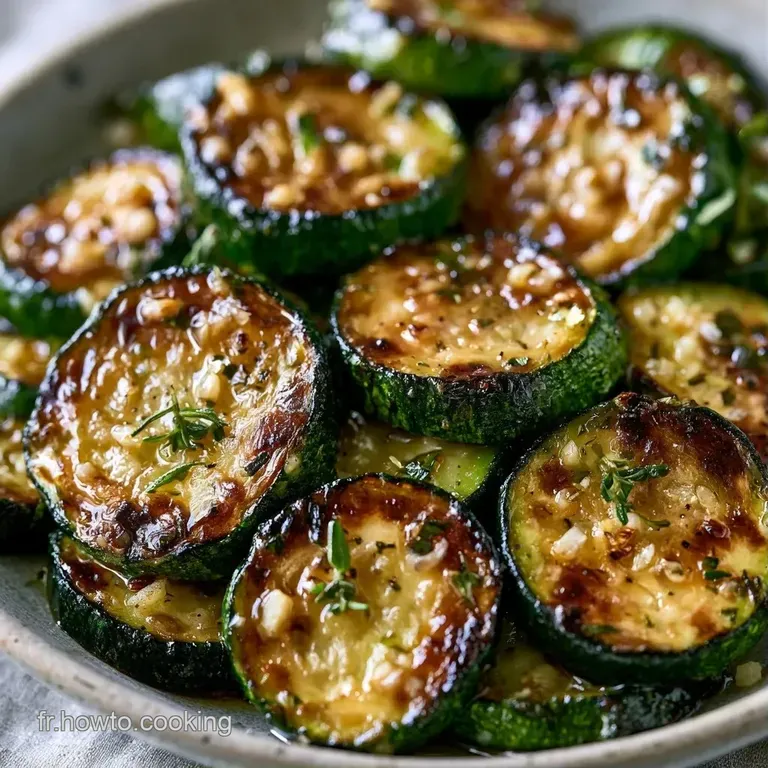 Quelques rondelles de l&eacute;gumes verts tendres et grill&eacute;s, dress&eacute;es avec soin sur une assiette blanche et minimaliste.